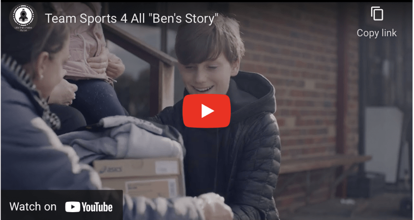 Team Sports 4 All "Ben's Story"